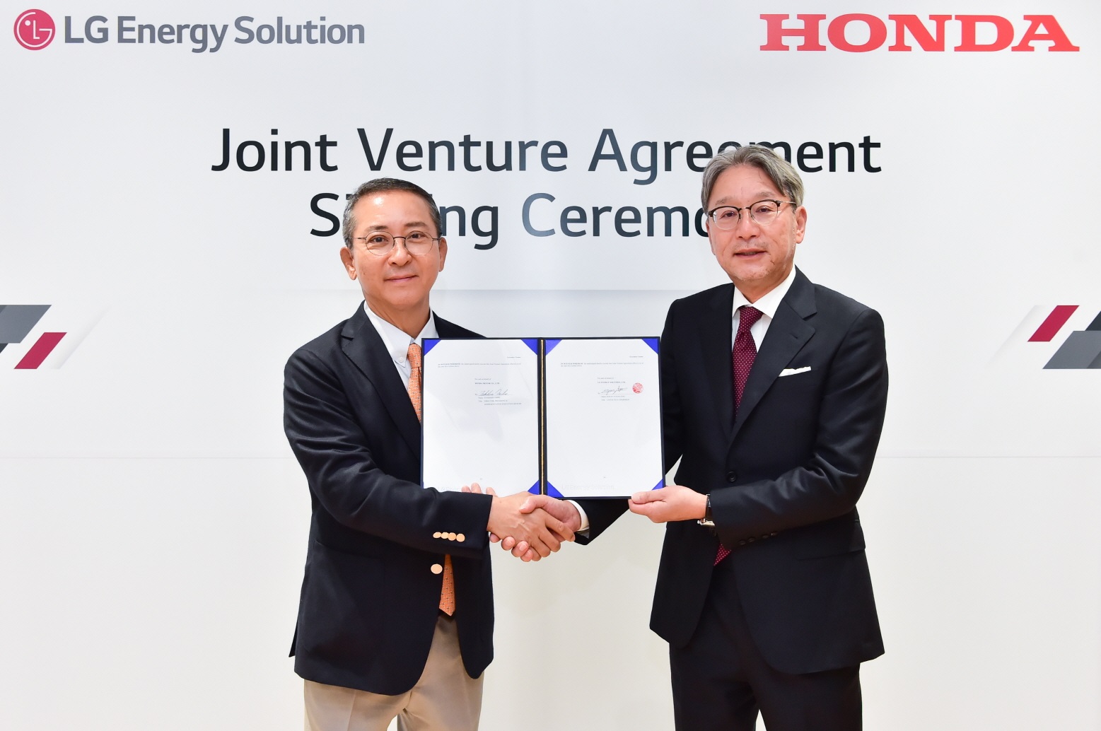 JV agreement signing ceremony